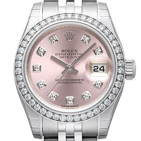 rolex datejust pink price|rolex pink face diamond bezel.